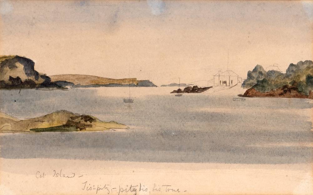 CAT ISLAND, WEST CORK by Edith Oenone Somerville (1858-1949) at Whyte's Auctions