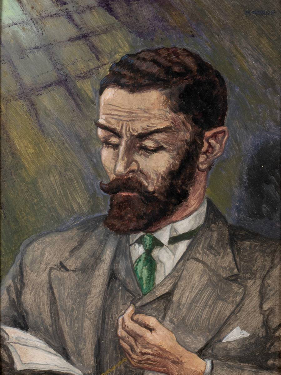 ROGER CASEMENT IN THE DOCK by Harry Kernoff RHA (1900-1974) at Whyte's Auctions