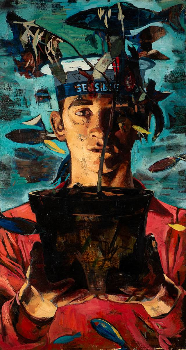 CAPTAIN SENSIBLE, 1992 by James Hanley RHA (b.1965) at Whyte's Auctions