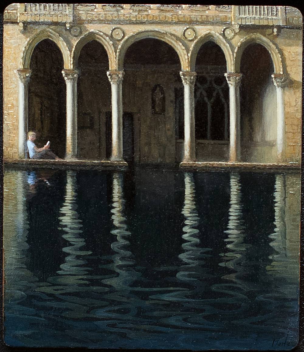 REFLECTIONS, VENICE by Stuart Morle sold for 1,200 at Whyte's Auctions