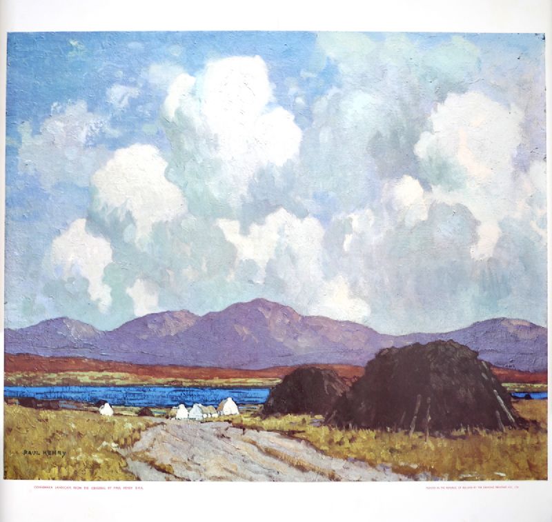 1950s - 1960s Paul Henry poster for Bord Failte. at Whyte's Auctions