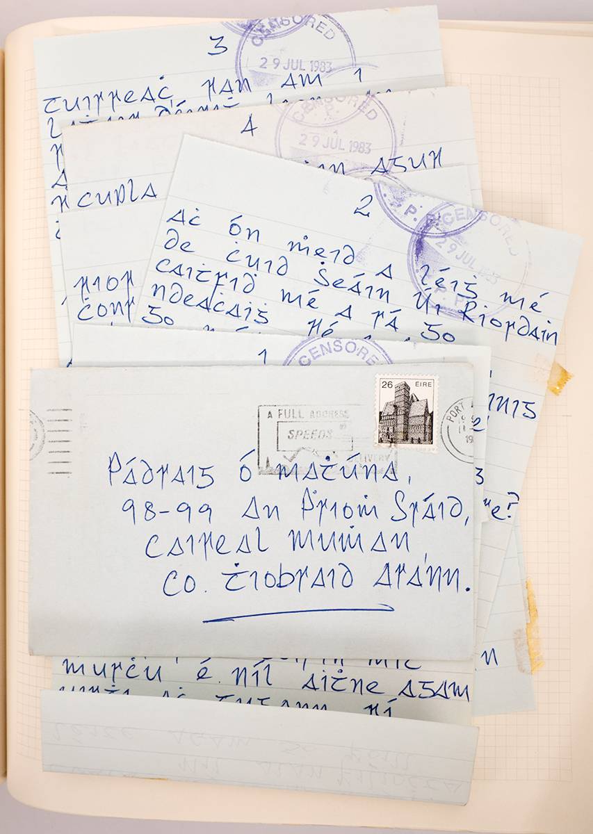 1970s and 1980s collection of envelopes, cards and letters to and from IRA and Sinn Fein prisoners in the Republic of Ireland. (100+) at Whyte's Auctions