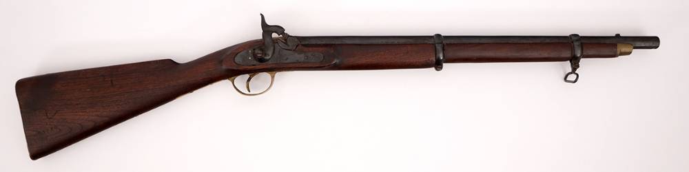 1848 Rebellion: A percussion rifle possibly used by militia or constabulary. at Whyte's Auctions