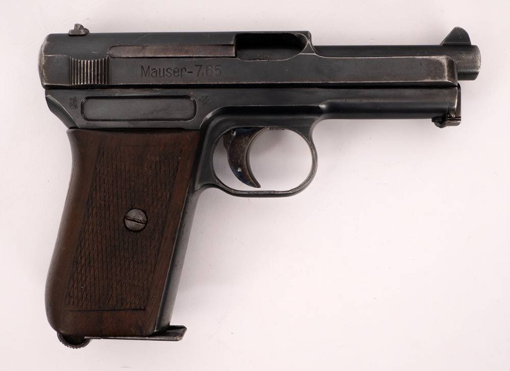 1910 Mauser 7.65 semi automatic pistol of a type used by Irish Volunteers from 1914 onwards. at Whyte's Auctions