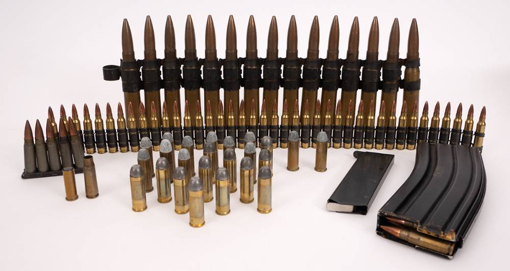 1970s to 1990s ammunition recovered from IRA in Northern Ireland at Whyte's Auctions