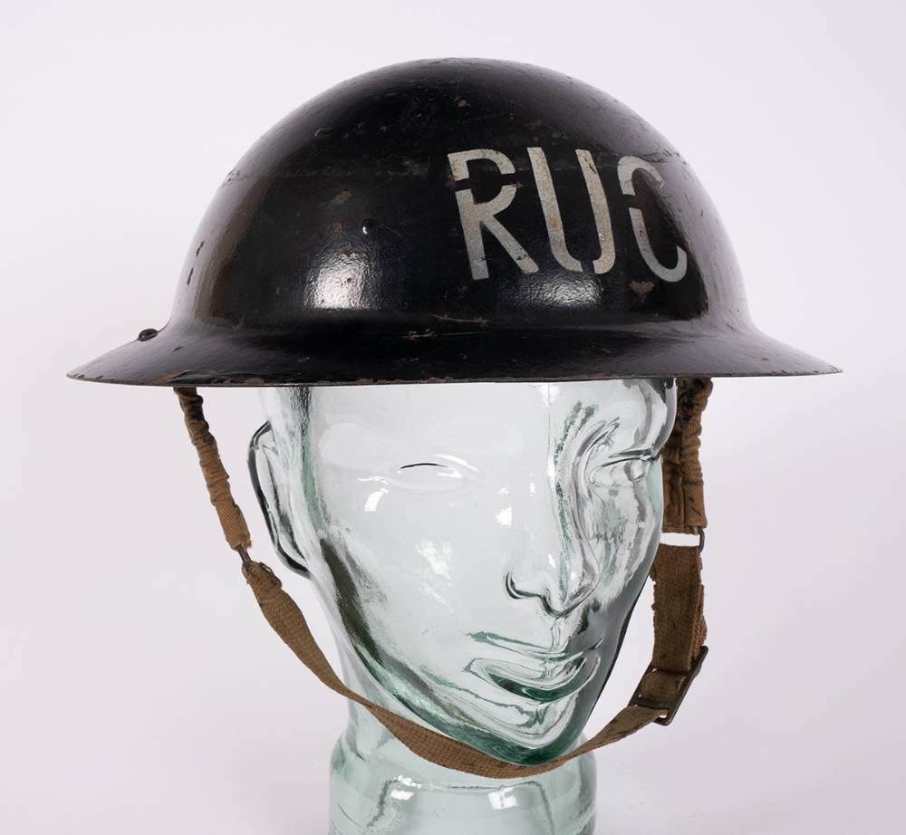 1939 to 1970s. Royal Ulster Constabulary 1939-45 wartime issue helmet, later issued to the 'B Specials' at Whyte's Auctions