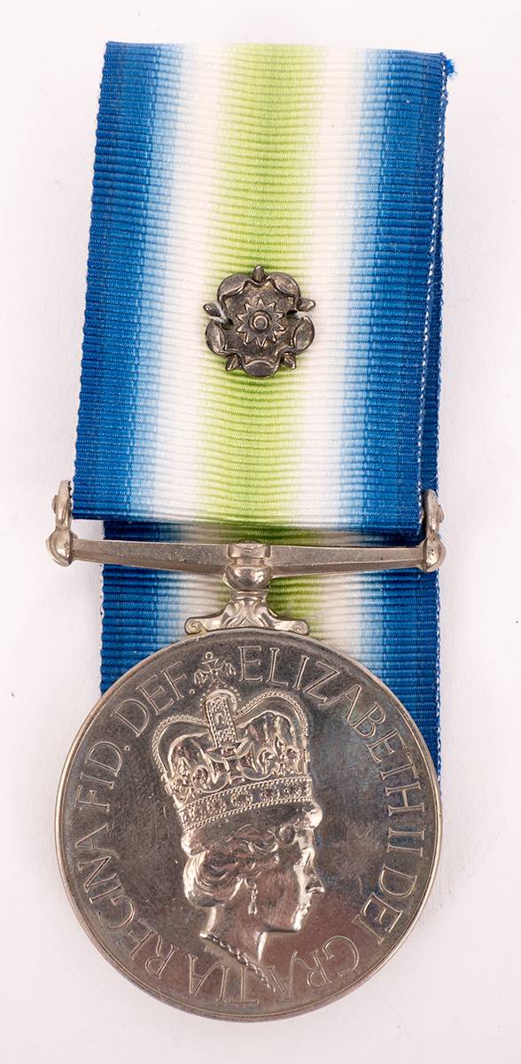 1982 Falkland Islands War. Elizabeth II South Atlantic Medal with Rosette at Whyte's Auctions