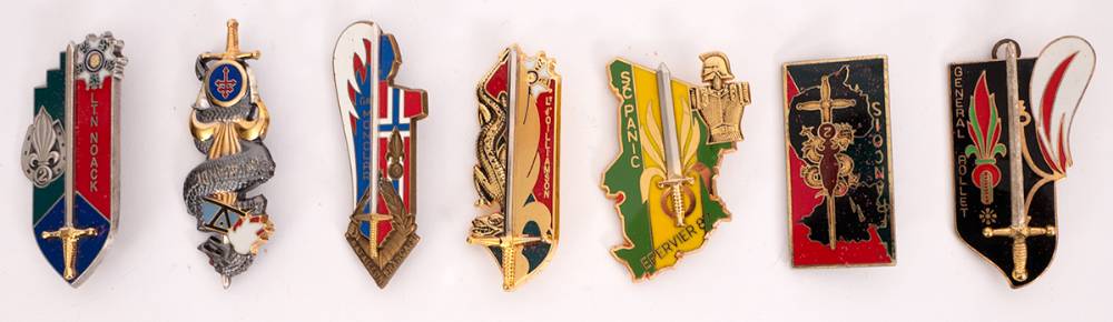 1950s to 1980s Collection of French military badges. (50) at Whyte's Auctions