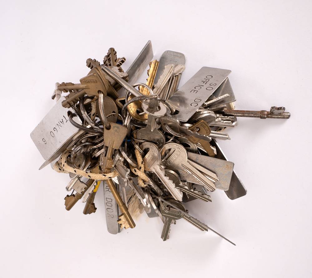 HMP Belfast - Crumlin Road Gaol - a collection of keys in use from 1960s to 1996. at Whyte's Auctions