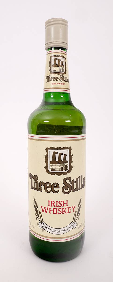 Three Stills Irish Whiskey, a single 70ml bottle.