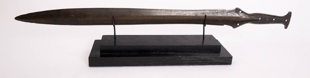 1220-1140BC. Bronze Age sword, Wilburton-Wallington Phase. at Whyte's Auctions