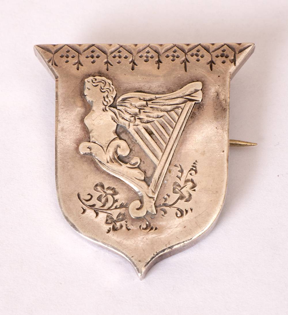 Circa 1880 silver Nationalist badge. at Whyte's Auctions