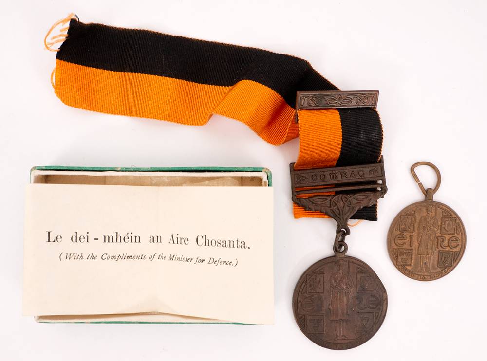 1917-1921 War of Independence Service Medal with Comhrach bar and 1971 Truce Anniversary Medal. (2) at Whyte's Auctions
