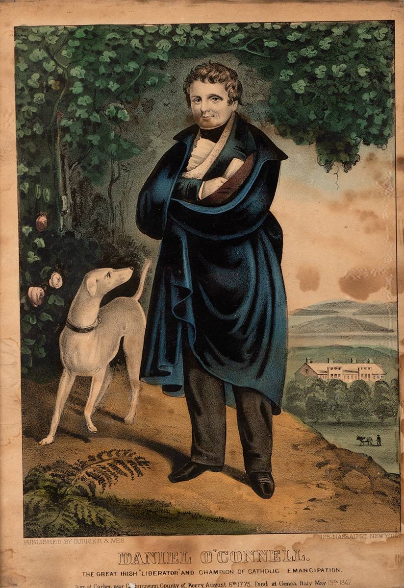 Mid 19th century American coloured print of Daniel O'Connell. at Whyte's Auctions