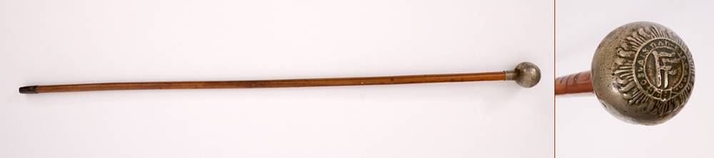 Irish Army officer's swagger stick at Whyte's Auctions