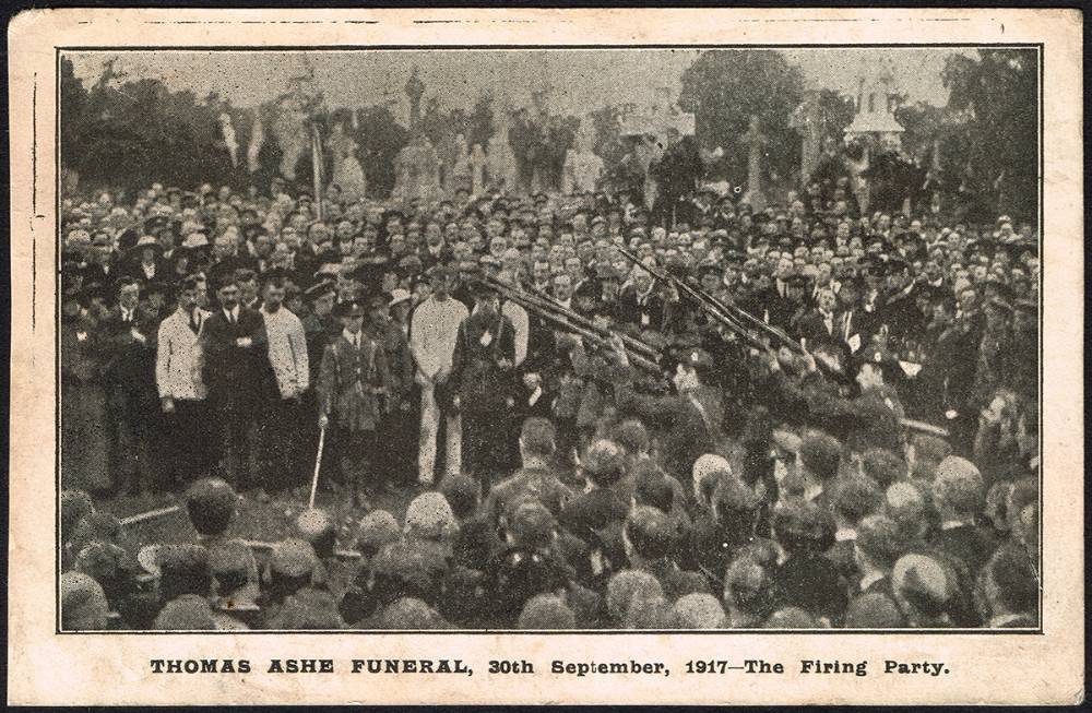 1917. Picture postcards of Thomas Ashe and his funeral. (8) at Whyte's Auctions