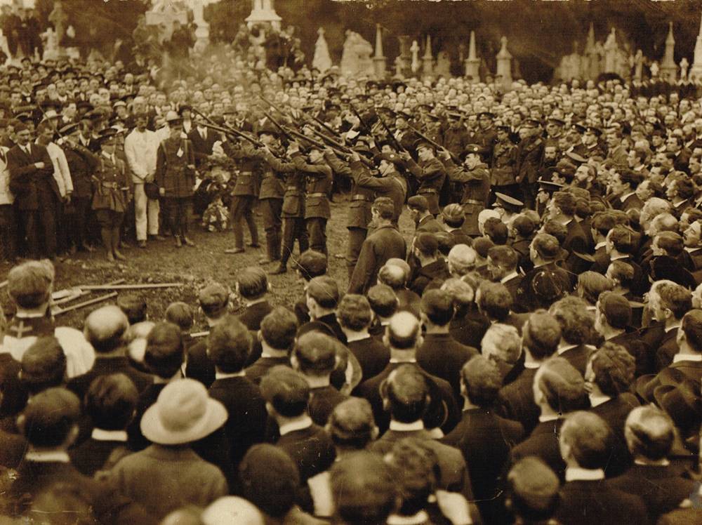 1917 (30 September) Funeral of Thomas Ashe - collection of original photographs. at Whyte's Auctions
