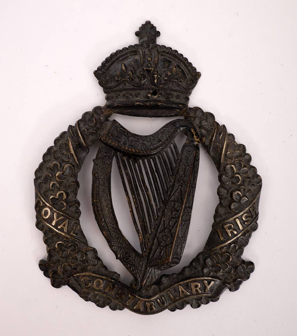 1902-1922. Royal Irish Constabulary helmet plate. at Whyte's Auctions