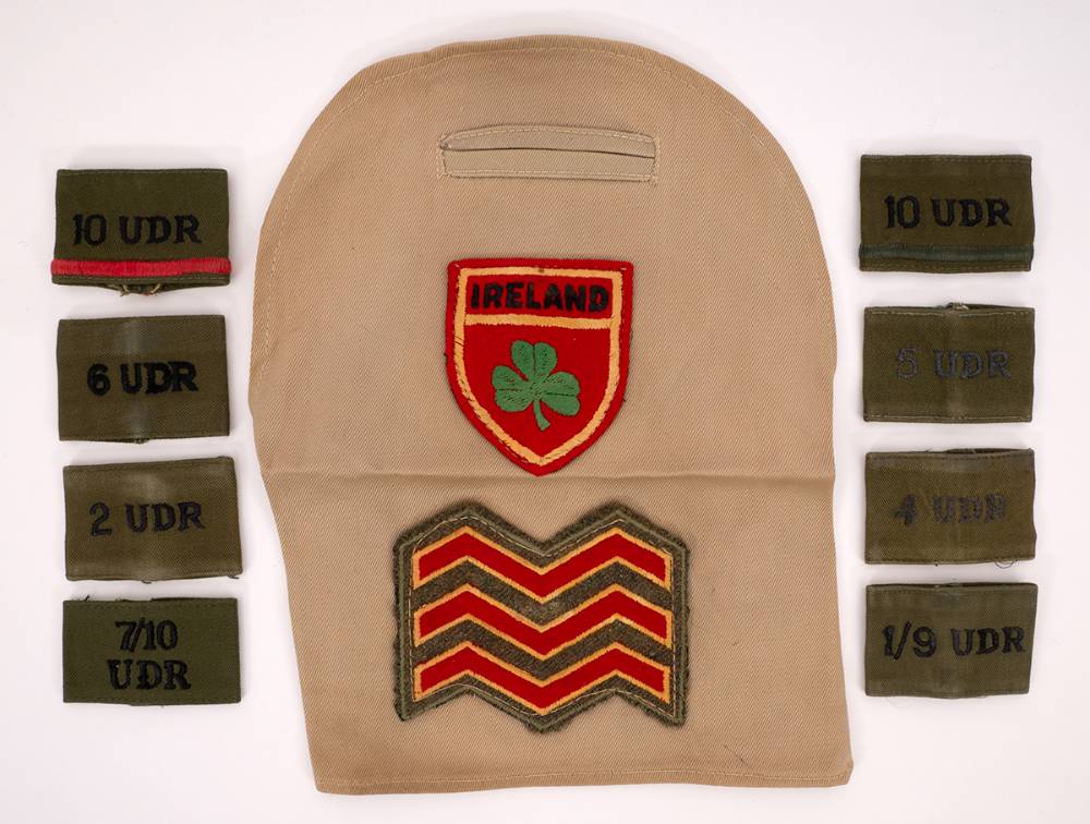 1970-1992 Ulster Defence Regiment cloth flash badges. at Whyte's Auctions