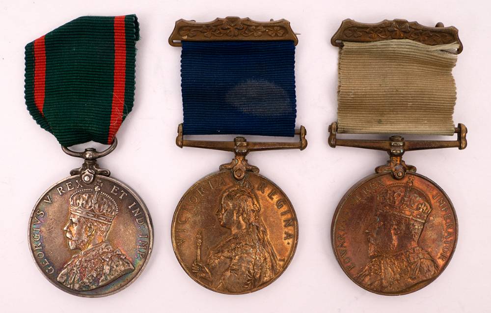 1900, 1903 and 1911 Royal Visits to Ireland: medals to a Dublin policeman. at Whyte's Auctions