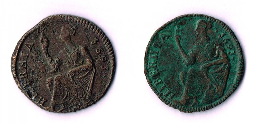 James II Limerick farthing 1691 (2) at Whyte's Auctions
