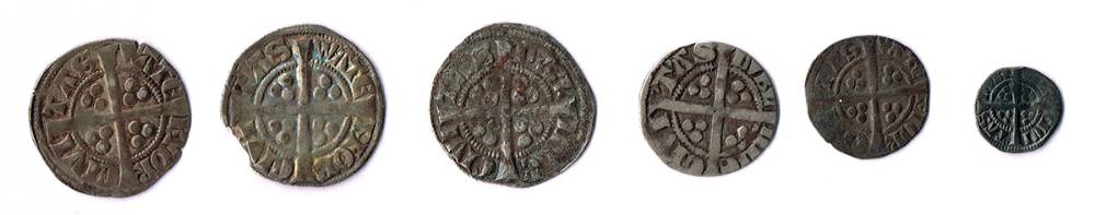 Edward I (1216-1272) silver penny, halfpenny and farthing. (6) at Whyte's Auctions