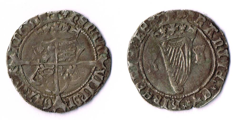 Henry VIII sixpenny groat, 1544 at Whyte's Auctions