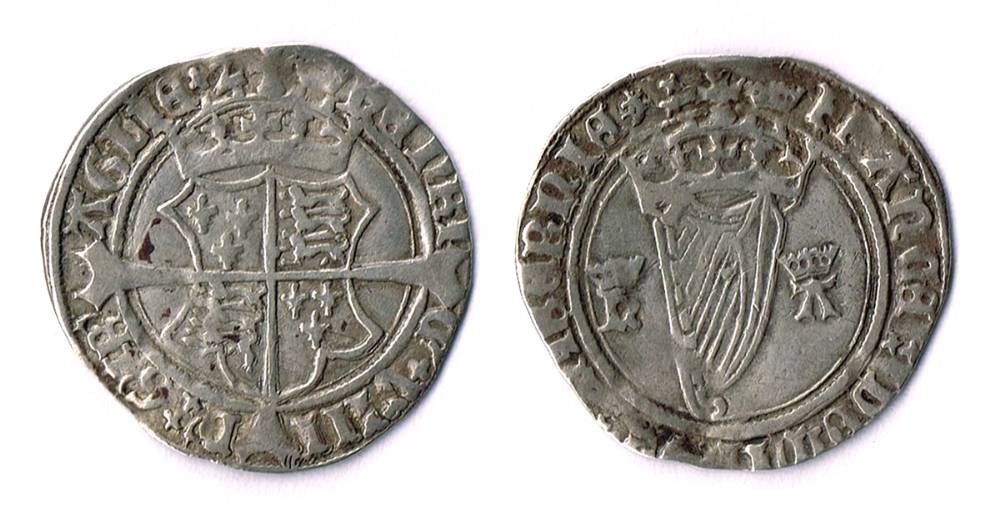 Henry VIII and Anne Boleyn groat, 1534-1535 at Whyte's Auctions