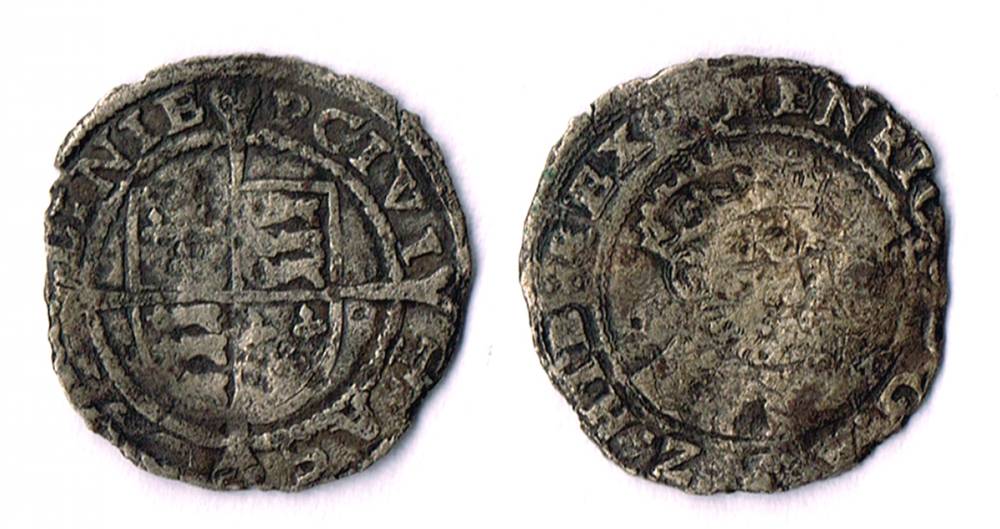 Edward VI Posthumous Old Head Coinage of Henry VIII threepence 1547-1550 (2). at Whyte's Auctions