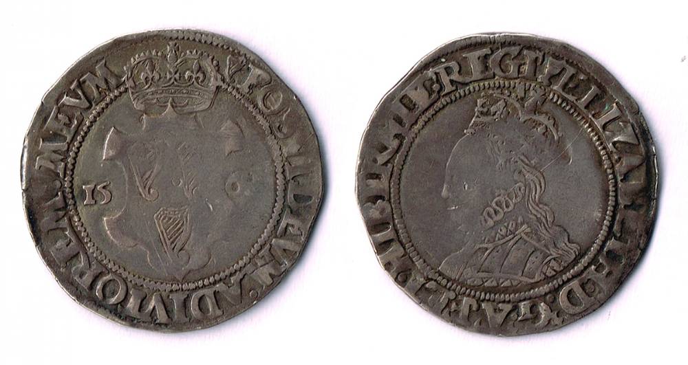 Elizabeth I shilling, 1561. at Whyte's Auctions