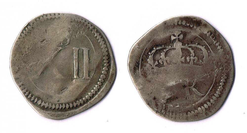 Charles I Ormond shilling, 1643-1644. at Whyte's Auctions
