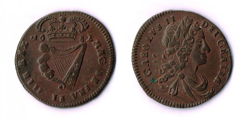 Charles II. Armstrong & Legge's Coinage halfpenny 1682 at Whyte's Auctions