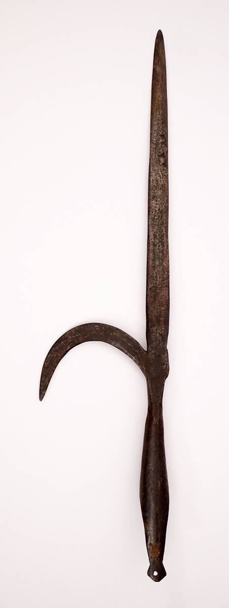 18th century wrought iron pike head at Whyte's Auctions