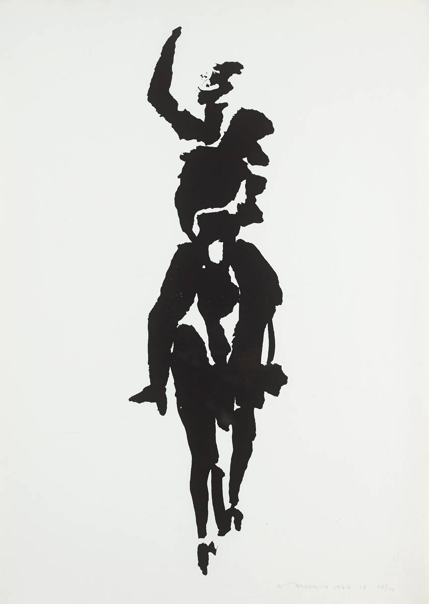 THE TÁIN. HORSEMAN, 1969 by Louis le Brocquy HRHA (1916-2012) HRHA (1916-2012) at Whyte's Auctions