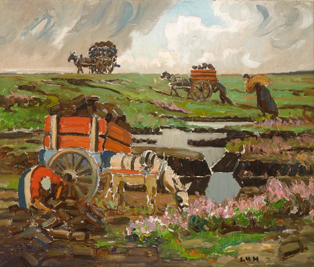 TURF CUTTING by Letitia Marion Hamilton RHA (1878-1964) at Whyte's Auctions