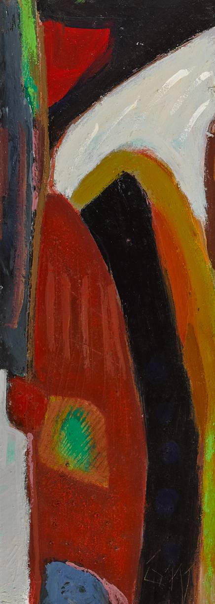 LAVA BLACK FIELD, LA GERIA, LANZAROTE, 1990 by Tony O'Malley HRHA (1913-2003) at Whyte's Auctions