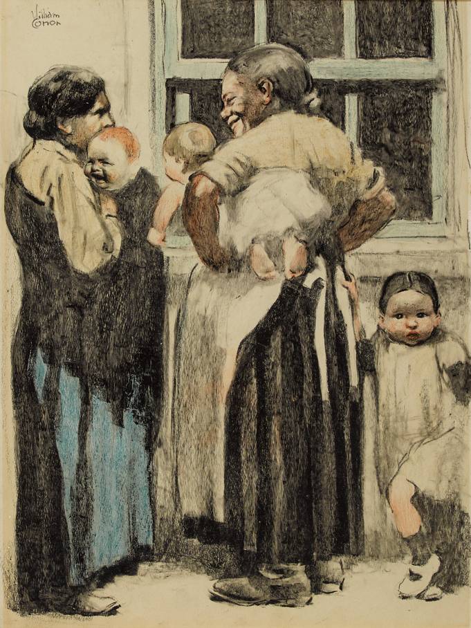 THE CHILDREN by William Conor OBE RHA RUA ROI (1881-1968) OBE RHA RUA ROI (1881-1968) at Whyte's Auctions