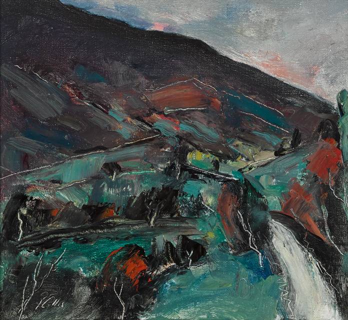 ROAD TO GLENASMOLE by Peter Collis RHA (1929-2012) at Whyte's Auctions