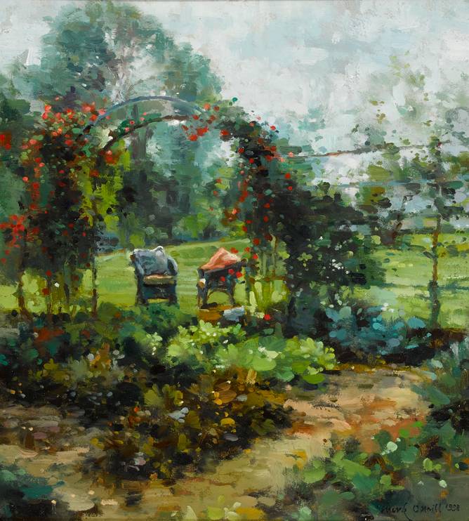 GARDEN'S END I, 1998 by Mark O'Neill (b.1963) at Whyte's Auctions