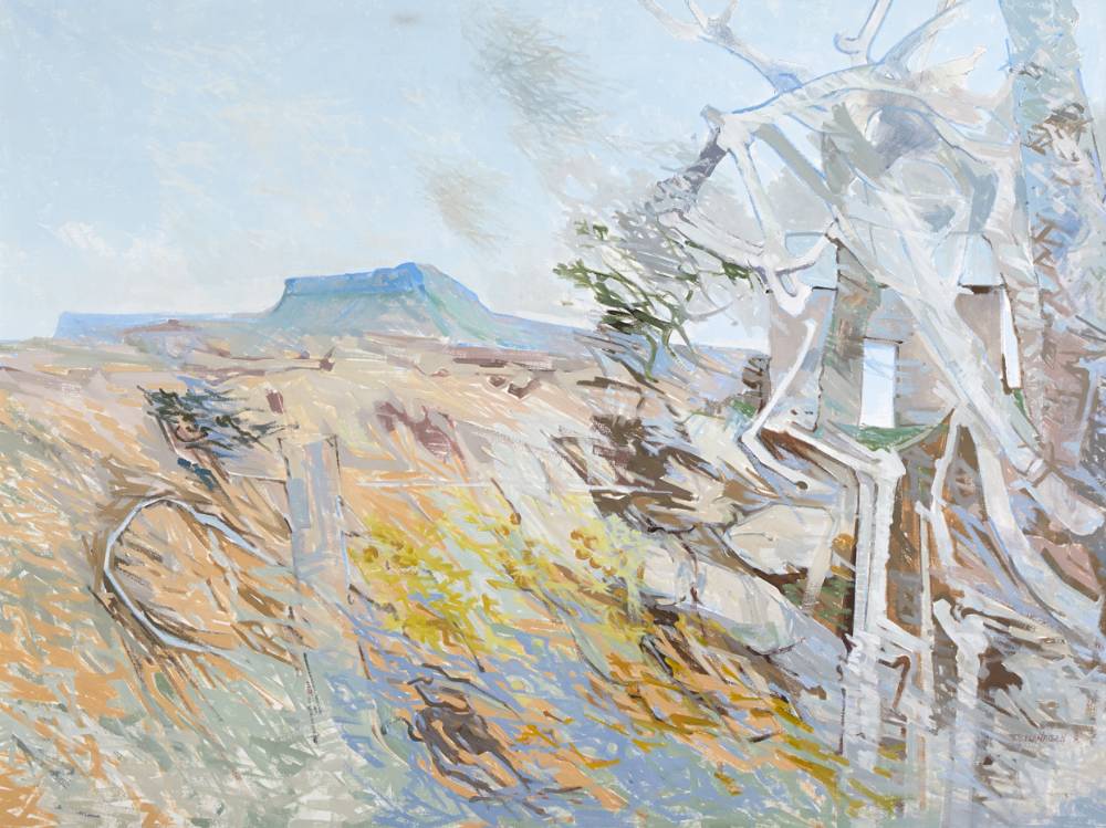 BENBULBEN, DREAMING OF THE BONES, 1990 by Terence P. Flanagan RHA PPRUA (1929-2011) at Whyte's Auctions