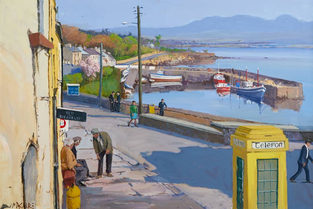 SPRINGTIME IN ROUNDSTONE, COUNTY GALWAY by Cecil Maguire RHA RUA (1930-2020) at Whyte's Auctions