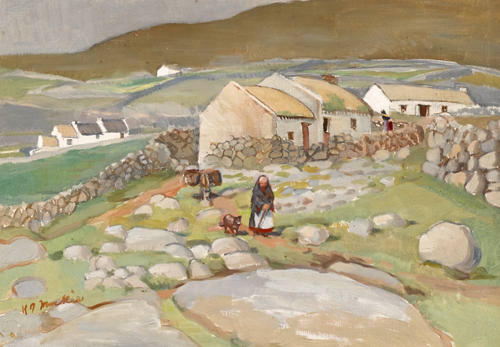 THE GREY WALLS (BLOODY FORELAND), COUNTY DONEGAL, 1959 by Kathleen Isabella Mackie ARUA (1899-1996) ARUA (1899-1996) at Whyte's Auctions