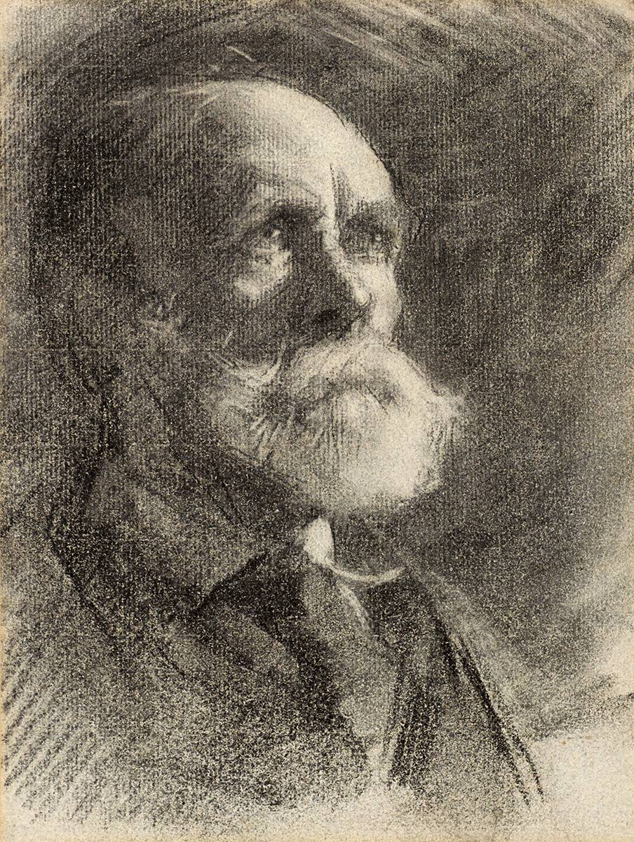 HEAD OF A BEARDED GENTLEMAN by Sarah Cecilia Harrison HRUA (1863-1941) at Whyte's Auctions