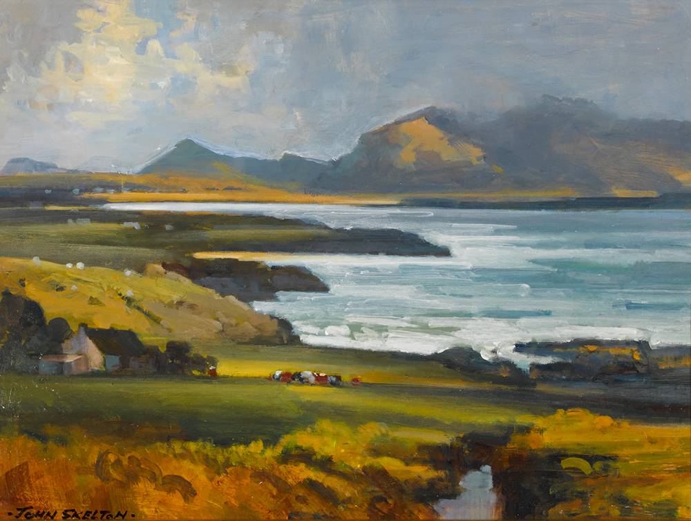 THE KERRY COAST, NEAR DUNQUIN, COUNTY KERRY, 1999 by John Skelton (1923-2009) at Whyte's Auctions