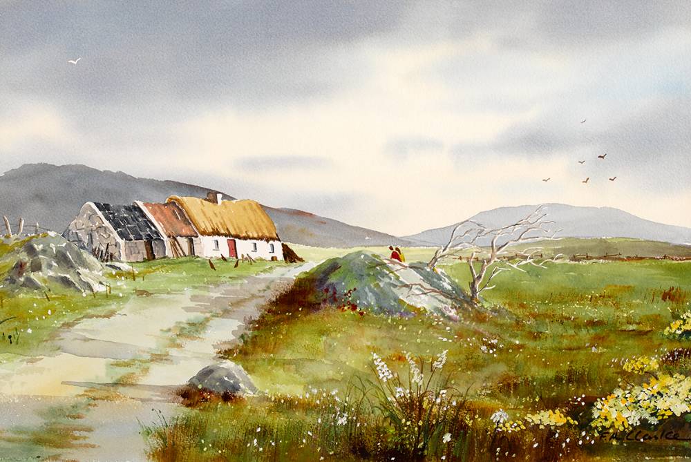 THE HOMESTEAD, COUNTY GALWAY, 1994 by Frank Clarke  at Whyte's Auctions
