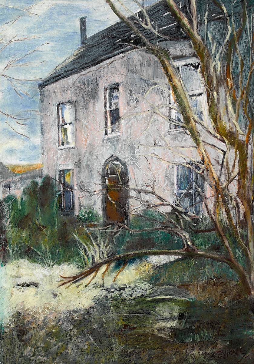 DERELICT HOUSE, WICKLOW by Austine Byrne (b.1945) at Whyte's Auctions