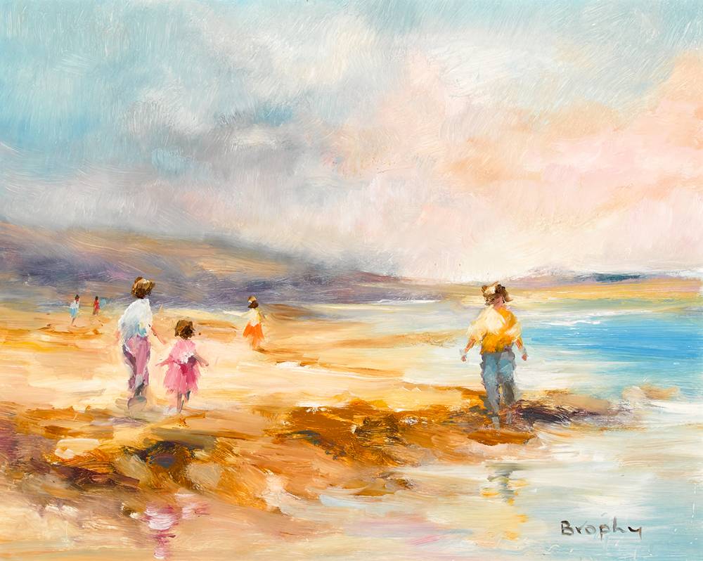 BEACH SCENE by Elizabeth Brophy (1926-2020) (1926-2020) at Whyte's Auctions