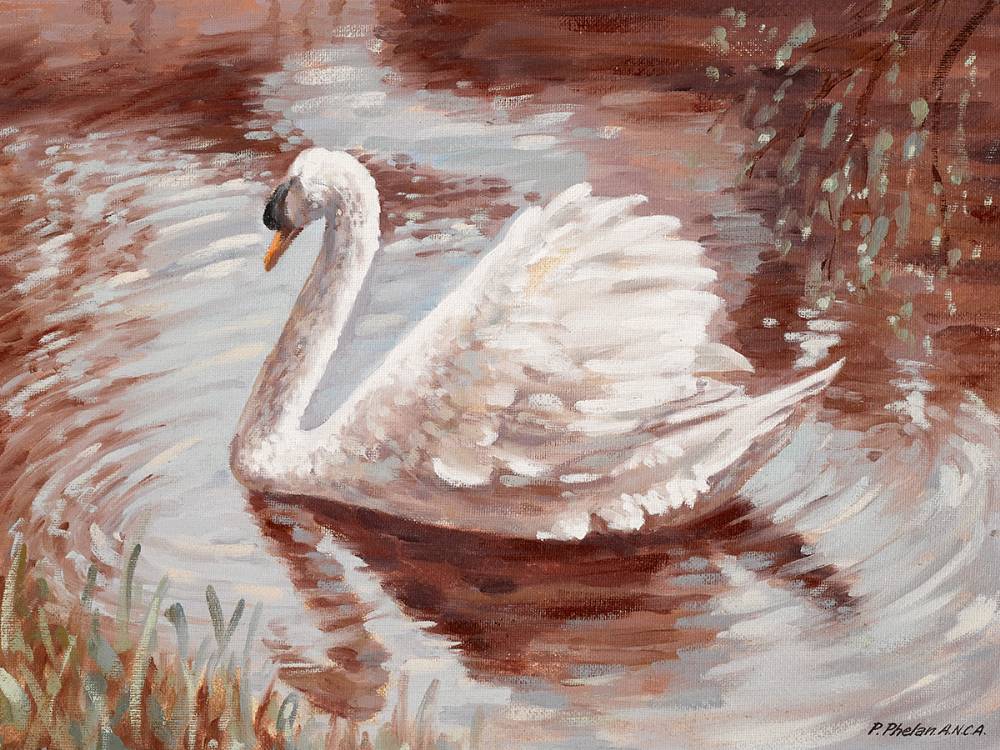 THE SWAN by Pat Phelan (1927-2011) (1927-2011) at Whyte's Auctions