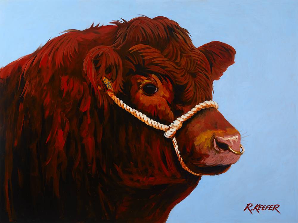PRIZE BULL by Ronald Keefer  at Whyte's Auctions