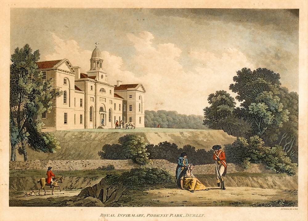 ROYAL INFIRMARY, PHOENIX PARK, DUBLIN by James Malton (1761-1803) at Whyte's Auctions